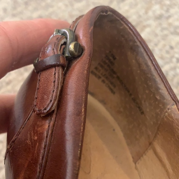 Frye Brown leather Liv Pump heeled pump shoes 7.5 - Picture 5 of 8